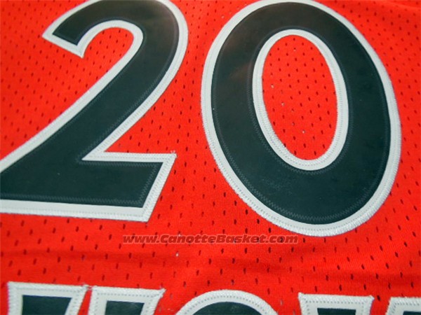 Maglia New York Knicks Allan Houston #20 Retro Arancione